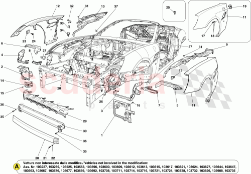 Part Diagram for Ferrari 83962600