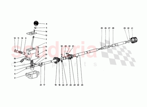 Part Diagram for Ferrari 119887