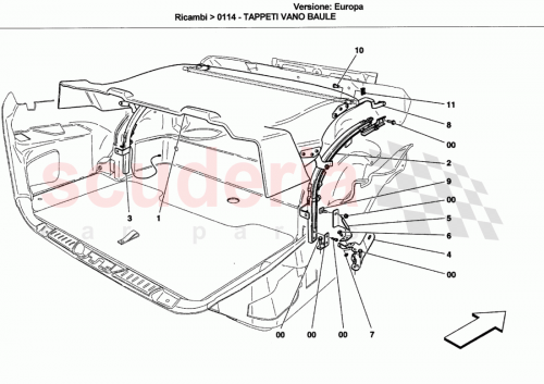 Part Diagram for Ferrari 80807400