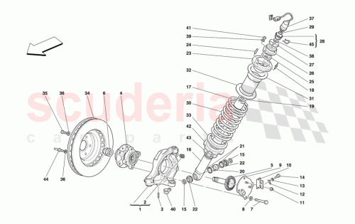 Part Diagram for Ferrari 305155