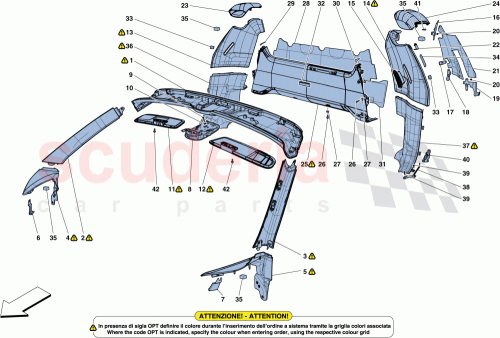 Part Diagram for Ferrari 86889812