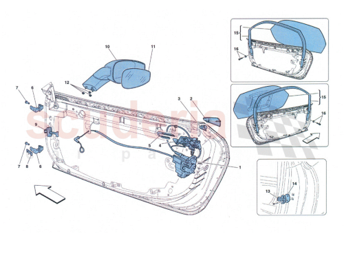 Part Diagram for Ferrari 83498200