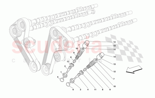 Part Diagram for Ferrari 140604