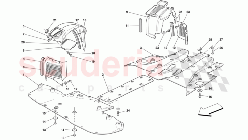 Part Diagram for Ferrari 66483900