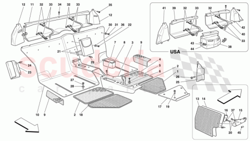 Part Diagram for Ferrari 64761600