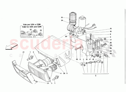 Part Diagram for Ferrari 146157