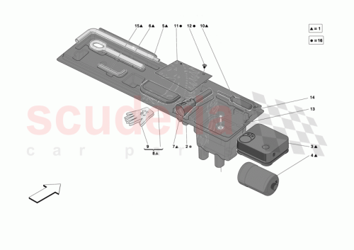 Part Diagram for Ferrari 55061550