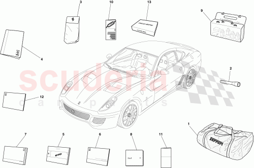 Part Diagram for Ferrari 84292400