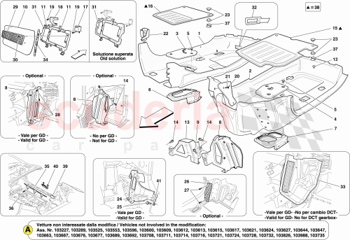 Part Diagram for Ferrari 81247400