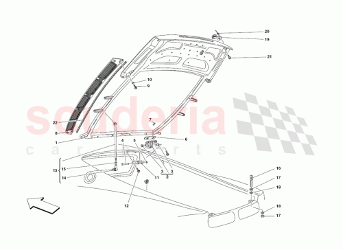Part Diagram for Ferrari 81130700