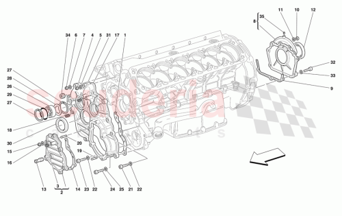 Part Diagram for Ferrari 178601