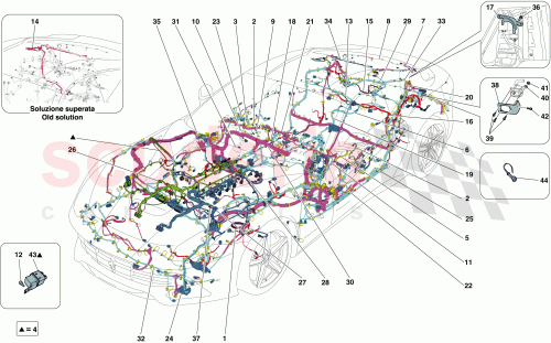 Part Diagram for Ferrari 320777
