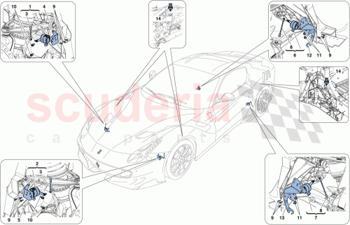 Part Diagram for Ferrari 253164
