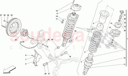 Part Diagram for Ferrari 190702
