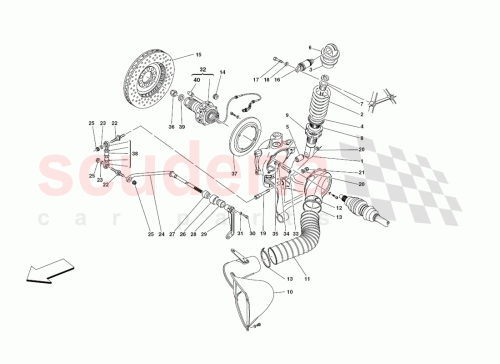 Part Diagram for Ferrari 224339
