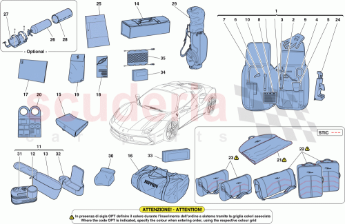 Part Diagram for Ferrari 87808112