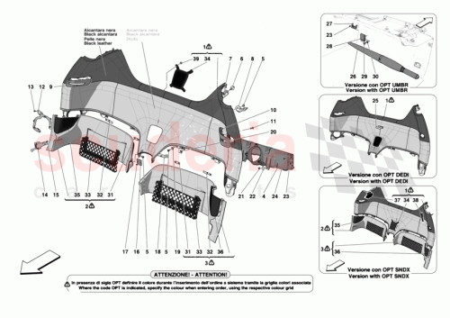 Part Diagram for Ferrari 014059121