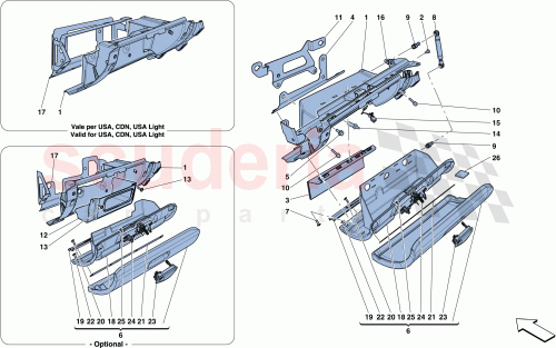 Part Diagram for Ferrari 81012100