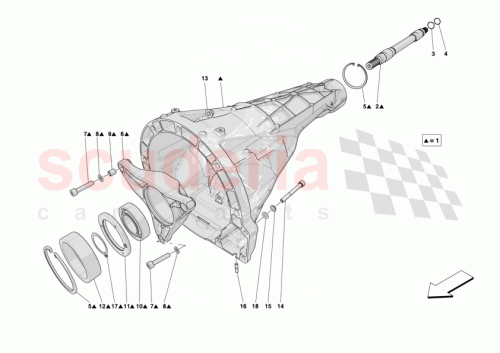 Part Diagram for Ferrari 012601374