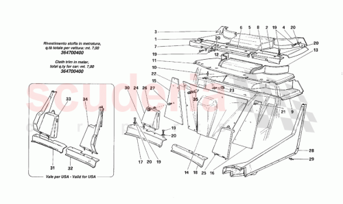 Part Diagram for Ferrari 62503400