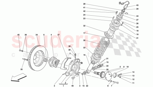 Part Diagram for Ferrari 153209