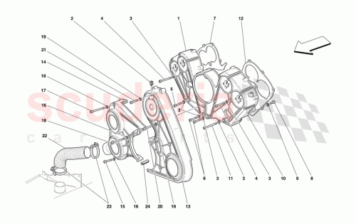 Part Diagram for Ferrari 158233