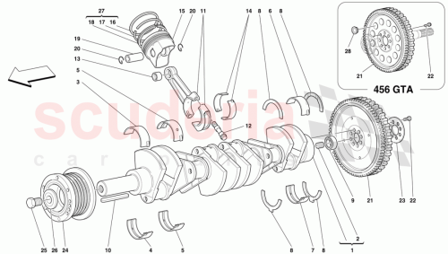 Part Diagram for Ferrari 156166