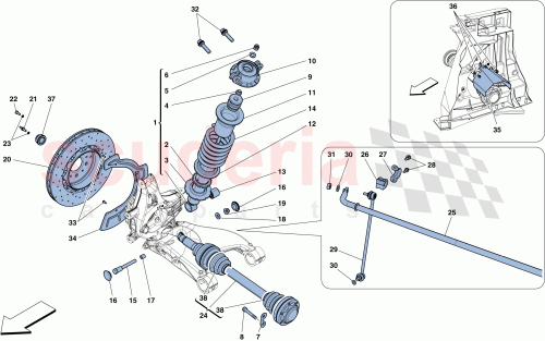 Part Diagram for Ferrari 203780