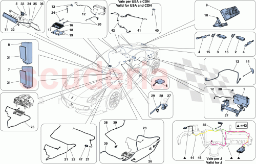 Part Diagram for Ferrari 332716