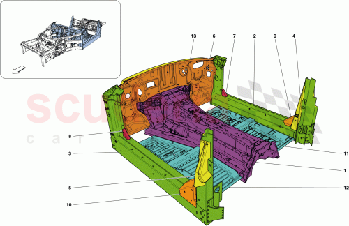 Part Diagram for Ferrari 289769