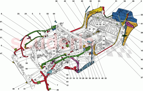 Part Diagram for Ferrari 84232700