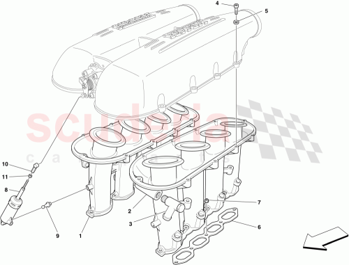 Part Diagram for Ferrari 14309224