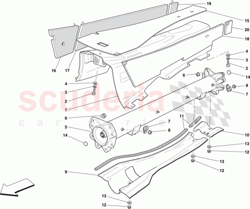 Part Diagram for Ferrari 198483