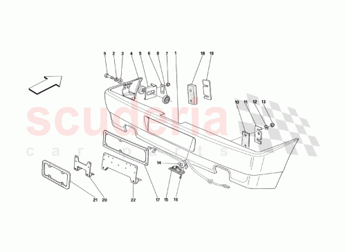Part Diagram for Ferrari 63237900
