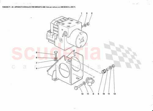 Part Diagram for Ferrari 169034