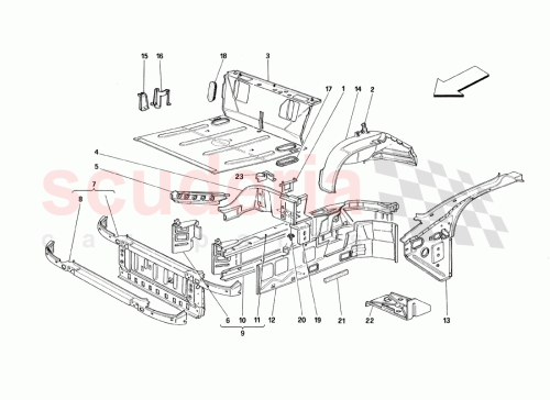 Part Diagram for Ferrari 65335000