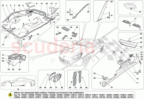 Part Diagram for Ferrari 69870300