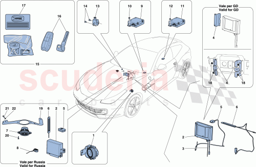 Part Diagram for Ferrari 294011