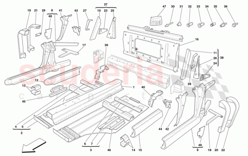 Part Diagram for Ferrari 65901800