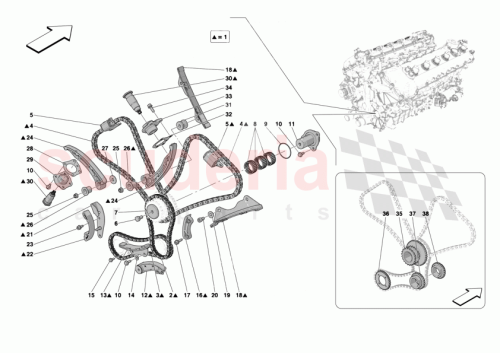 Part Diagram for Ferrari 014306224