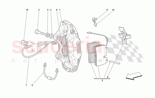 Part Diagram for Ferrari 70000924