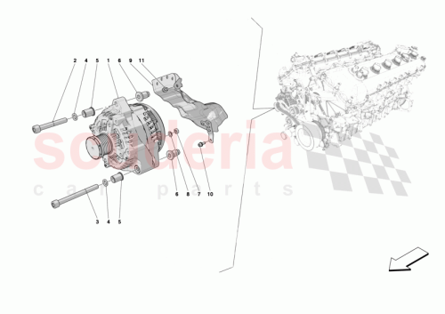 Part Diagram for Ferrari 000288320
