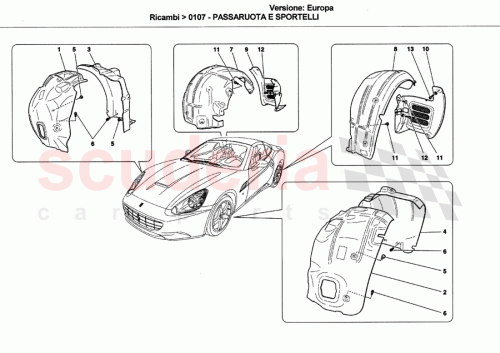 Part Diagram for Ferrari 69749300