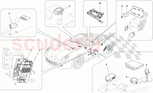Part Diagram for Ferrari 245787