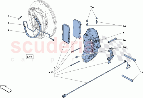 Part Diagram for Ferrari 285162