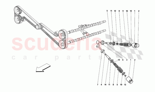 Part Diagram for Ferrari 139855