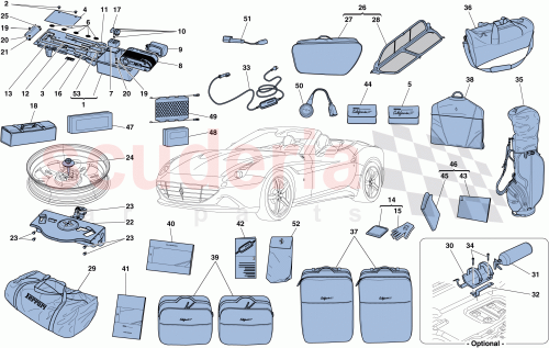 Part Diagram for Ferrari 86665200
