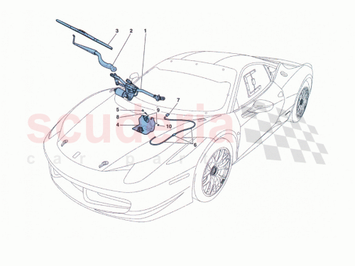Part Diagram for Ferrari 84053700