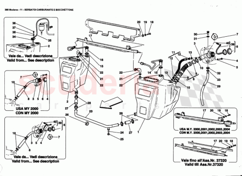 Part Diagram for Ferrari 196482