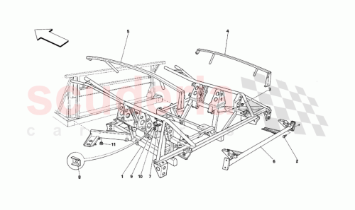 Part Diagram for Ferrari 144720
